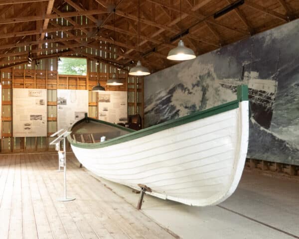 The restored lifeboat