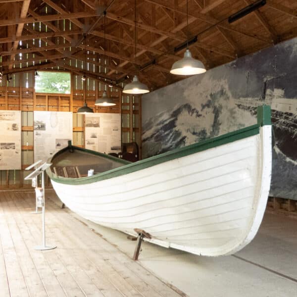 The restored lifeboat