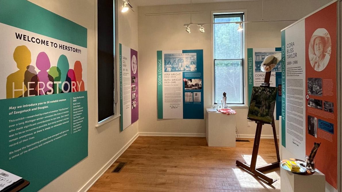 The HeRstory exhibition space