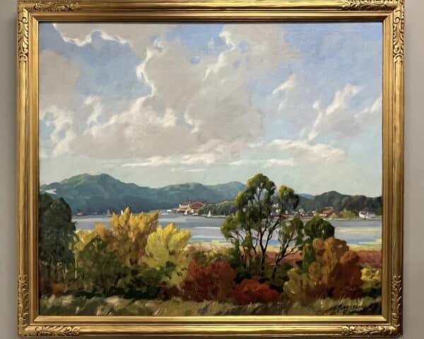 Painting "Big Pavilion from the Douglas Shore" by Carl Hoerman
