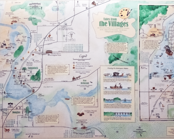 SuperMap - a huge wall map at the History Center