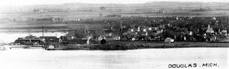 View of Douglas from the river